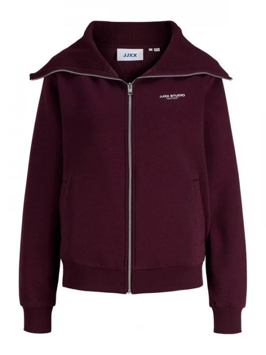 Foto van product JJXX Sweatvest 'JXSTUDIO VESTERBRO' wijnrood