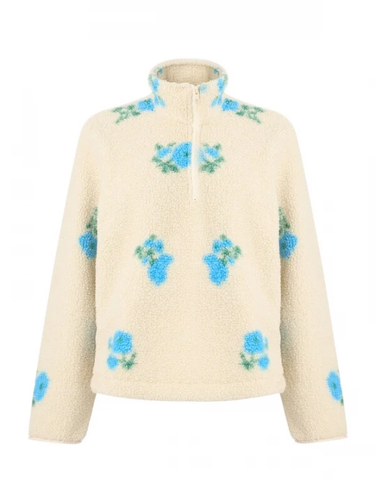 Foto van product JJXX Trui 'JXVERA' ecru / aqua / groen