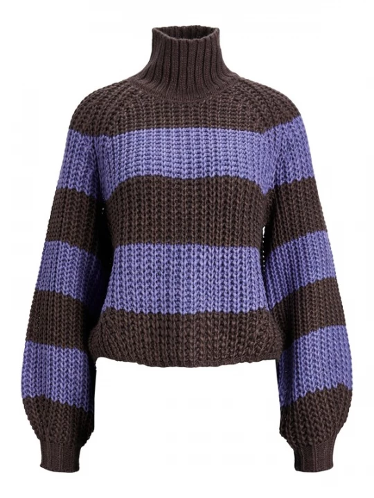 Foto van product JJXX Trui 'Kelvy' bruin / lila