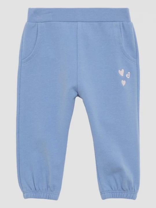 Foto van product Jogger met elastische band en borduursel s.Oliver blauw