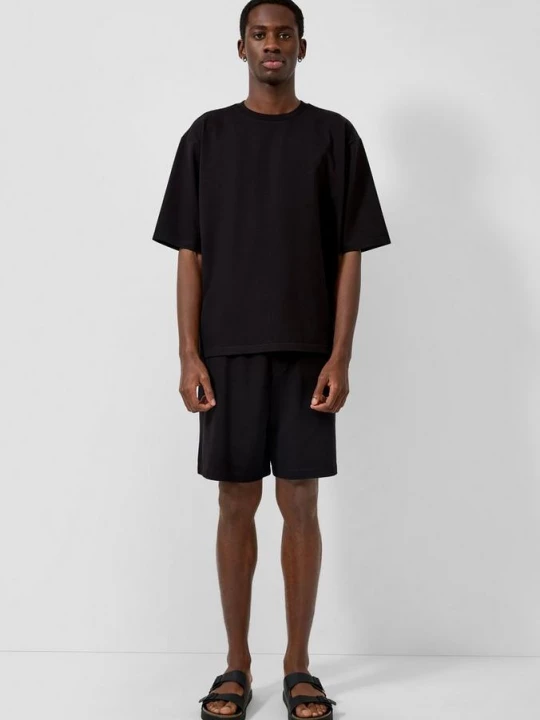 Foto van product Joggershorts van zware jersey QS zwart