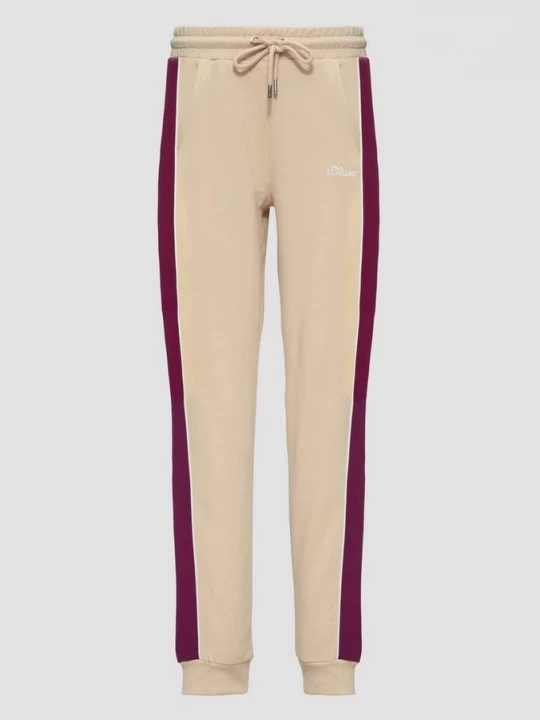 Foto van product Joggingbroek met gestreept detail s.Oliver beżowy