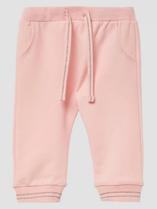 Foto van product Joggingbroek van een katoenmix met glitterdetails s.Oliver roze