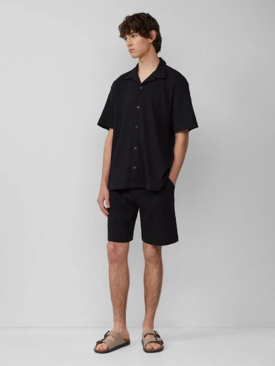 Foto van product Joggingbroek van wafelpiqué QS zwart