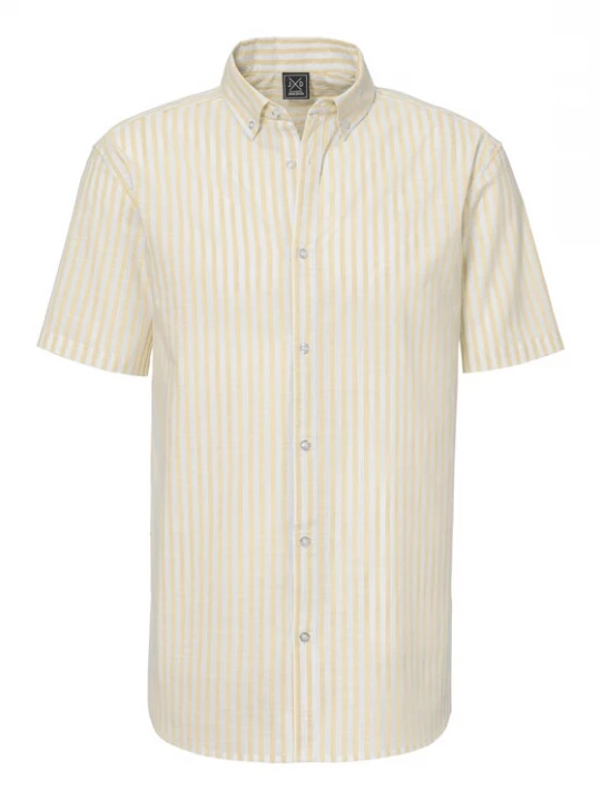 Foto van product JOHN DEVIN Overhemd beige / wit