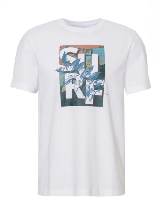 Foto van product JOHN DEVIN Shirt donkerblauw / oranje / wit