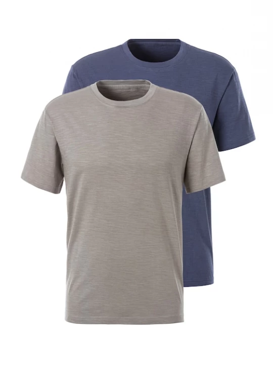 Foto van product JOHN DEVIN Shirt saffier / rookgrijs