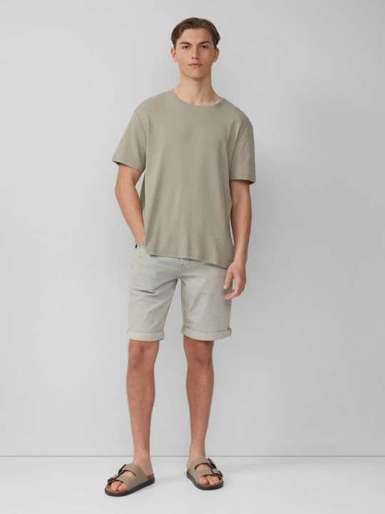 Foto van product John jeans shorts / normale pasvorm / halfhoog QS blauw