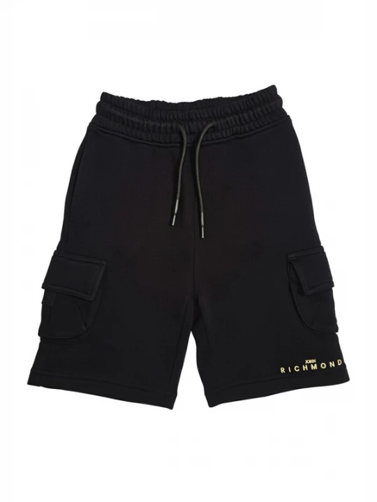 Foto van product John Richmond Broek 'Bermuda felpa nero per bambino' zwart