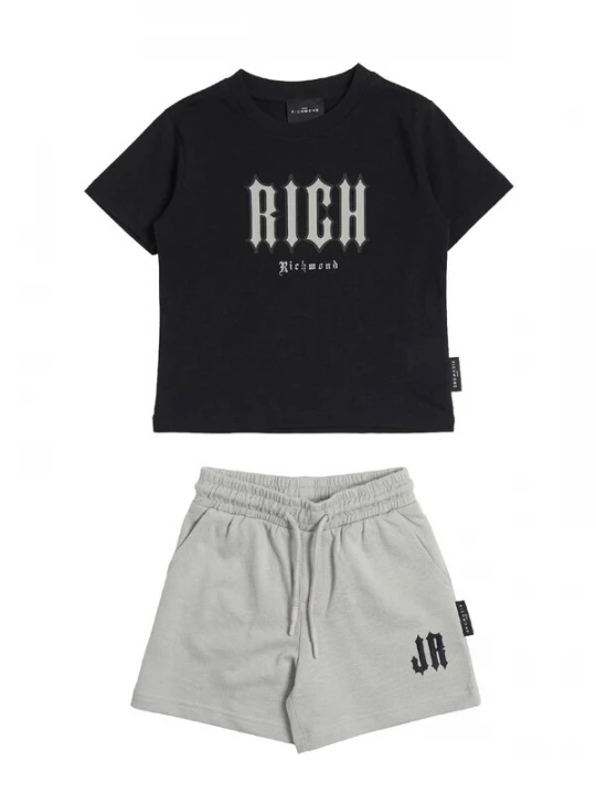 Foto van product John Richmond Set 'Completo nero-grigio per bambino' zwart