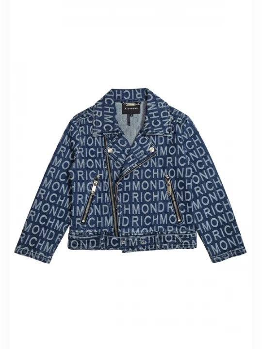 Foto van product John Richmond Tussenjas 'Giubbino denim blu per bambino' blauw denim