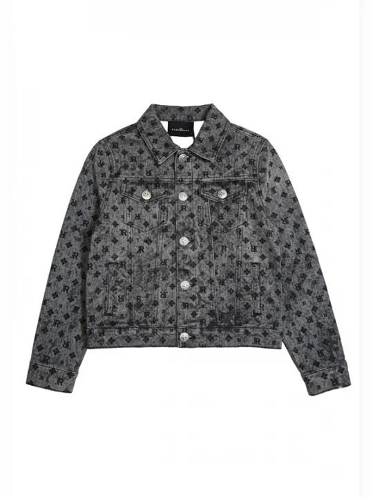 Foto van product John Richmond Tussenjas 'Giubbino denim grigio per bambino' grijs