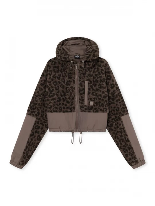 Foto van product Johnny Urban Fleece jas 'Carey' bruin / donkerbruin