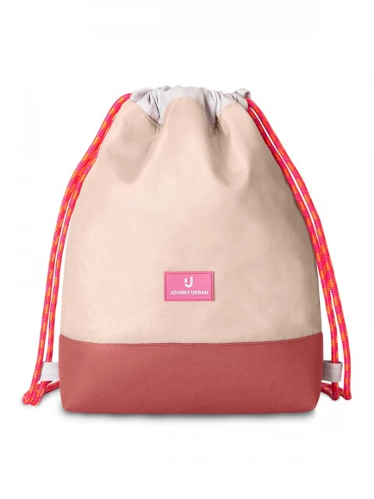 Foto van product Johnny Urban Gymtas 'Nino' beige / rood
