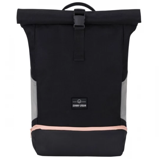 Foto van product Johnny Urban Rugzak 'Allen Large' lichtgrijs / koraal / zwart