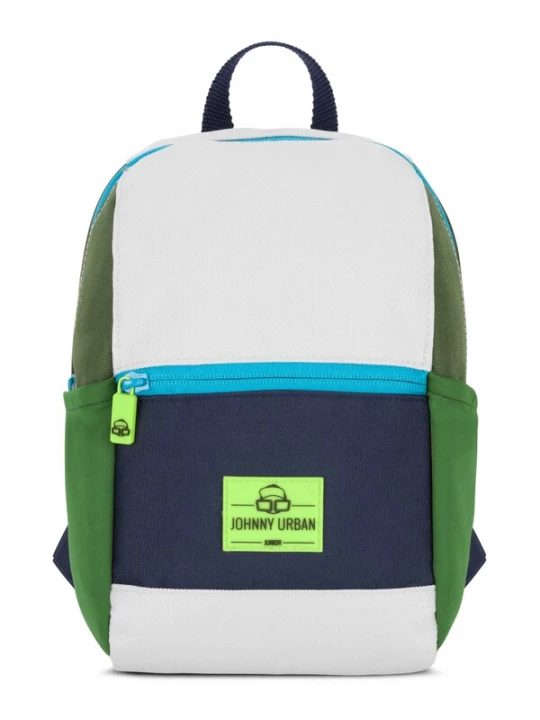 Foto van product Johnny Urban Rugzak 'Leo' marine / appel / grasgroen / wit