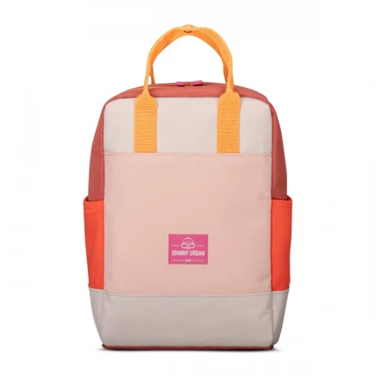 Foto van product Johnny Urban Rugzak 'Linus' oranje / rosa / rood / wit