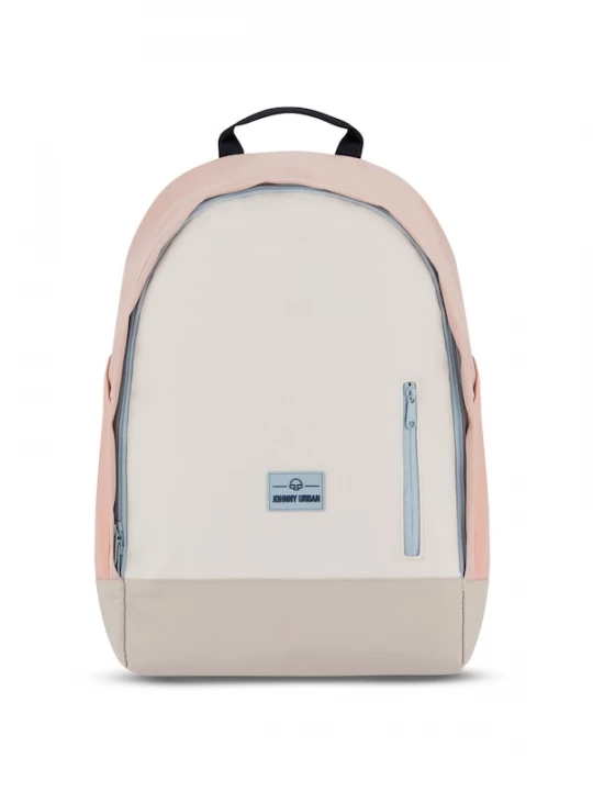 Foto van product Johnny Urban Rugzak 'Neo' sand / pastelblauw / pastelroze