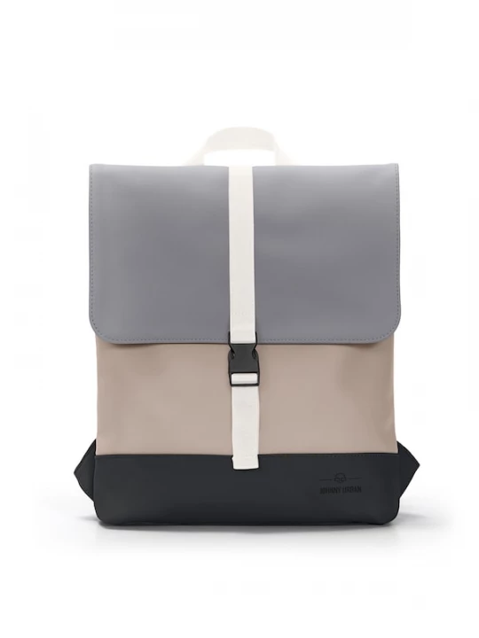 Foto van product Johnny Urban Rugzak 'Ruby' beige / zilvergrijs / zwart / wit