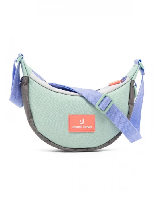 Foto van product Johnny Urban Tas 'Mio' donkergrijs / mintgroen / lavendel / koraal