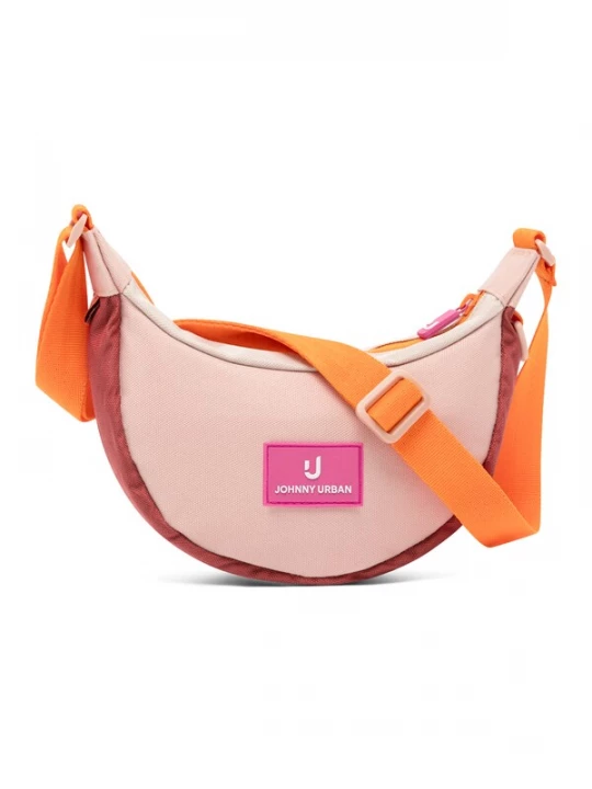 Foto van product Johnny Urban Tas 'Mio' oranje / pastelroze / bloedrood