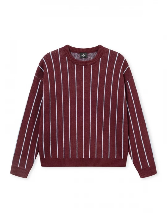 Foto van product Johnny Urban Trui 'Levin' lichtblauw / bourgogne