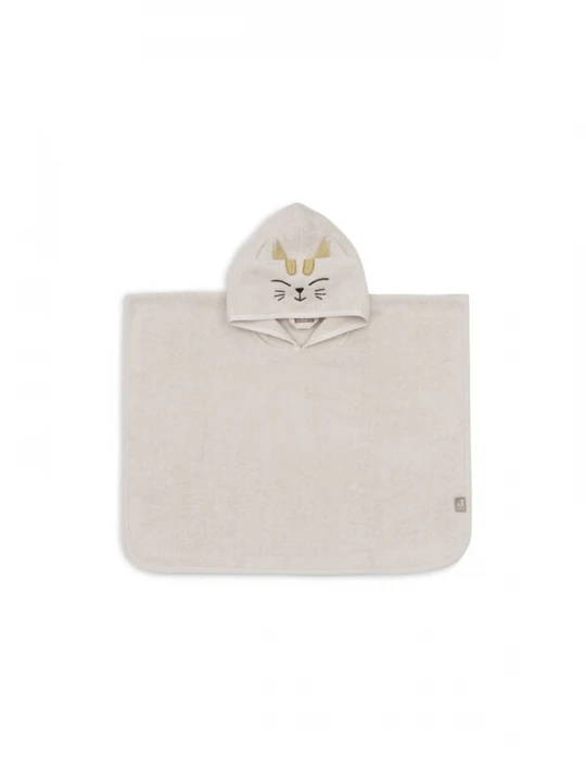 Foto van product Jollein Badjas 'Diego Dog / Charlie Cat' sand / sepia / zwart