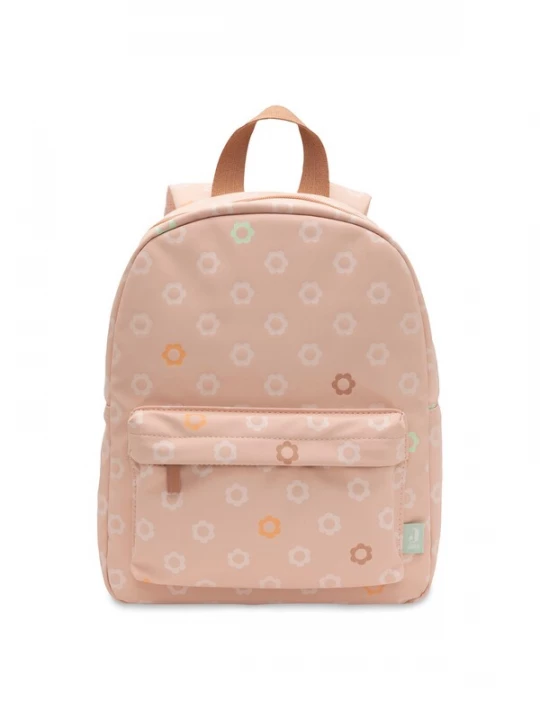 Foto van product Jollein Rugzak 'Flower' bruin / oranje / rosa / wit