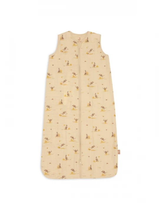 Foto van product Jollein Slaapzak 'Kangaroots' sand / bruin / geel