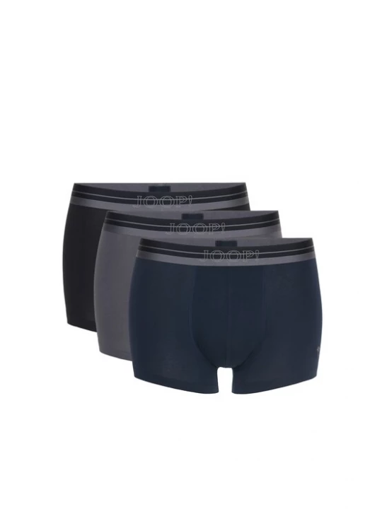 Foto van product JOOP! Boxershorts donkerblauw / grijs / zwart
