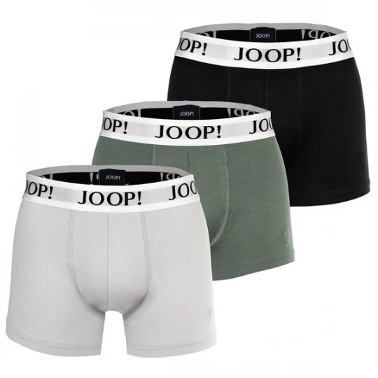 Foto van product JOOP! Boxershorts grijs / groen / zwart