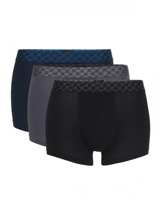 Foto van product JOOP! Boxershorts navy / antraciet / zwart