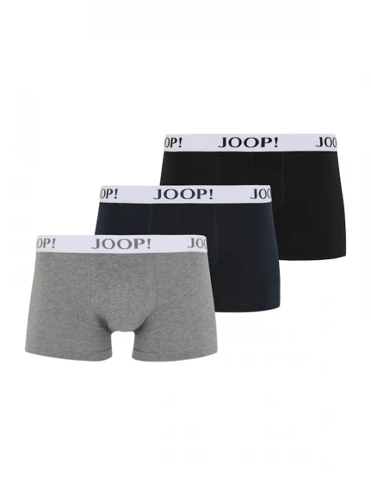 Foto van product JOOP! Boxershorts navy / grijs gemêleerd / zwart / wit