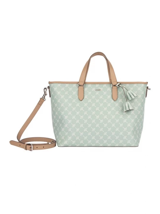 Foto van product JOOP! Handtas 'Flora 1.0 Ketty' lichtbruin / mintgroen / wit