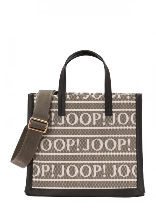 Foto van product JOOP! Handtas lichtbeige / donkerbruin / zwart
