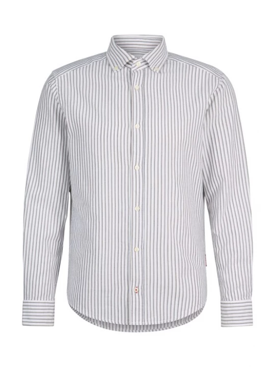 Foto van product JOOP! Jeans Overhemd beige / donkergrijs / wit