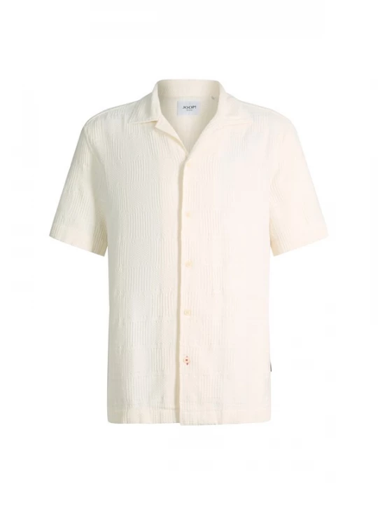 Foto van product JOOP! Jeans Overhemd bloedrood / offwhite