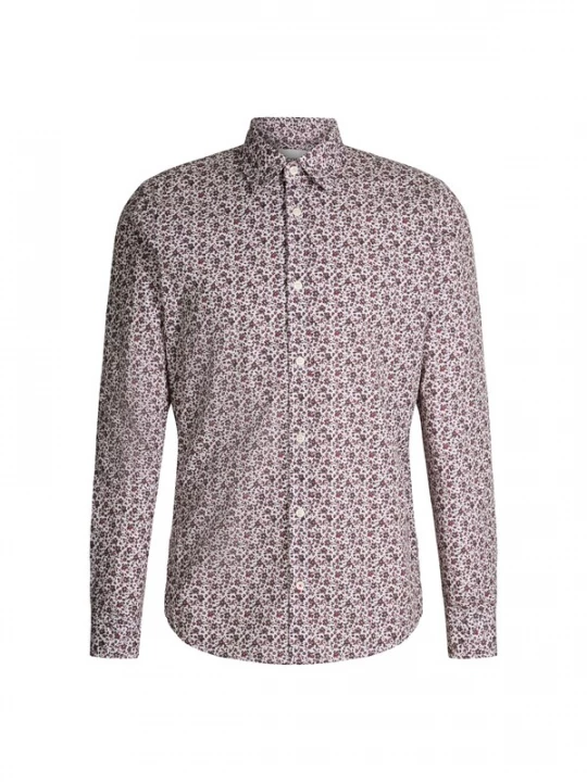 Foto van product JOOP! Jeans Overhemd bordeaux / wit