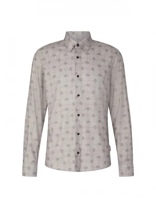 Foto van product JOOP! Jeans Overhemd grijs / lichtgrijs