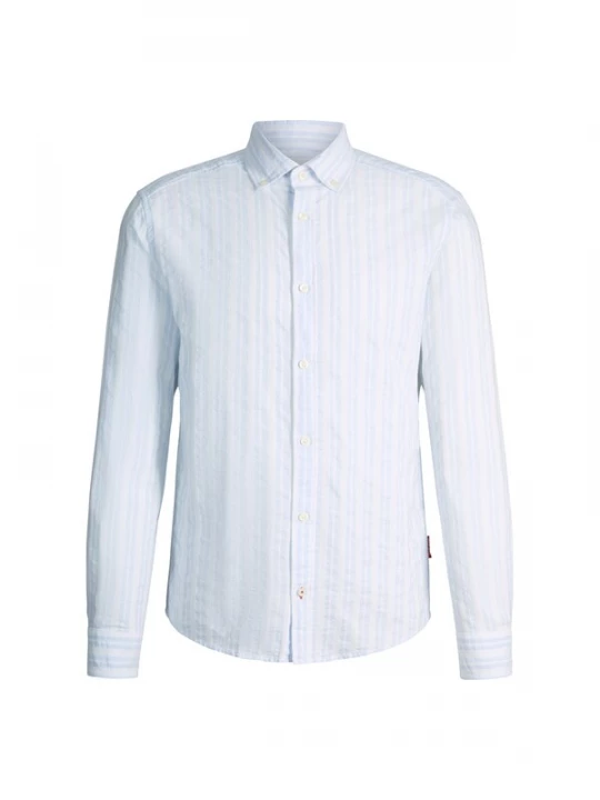 Foto van product JOOP! Jeans Overhemd lichtblauw / offwhite