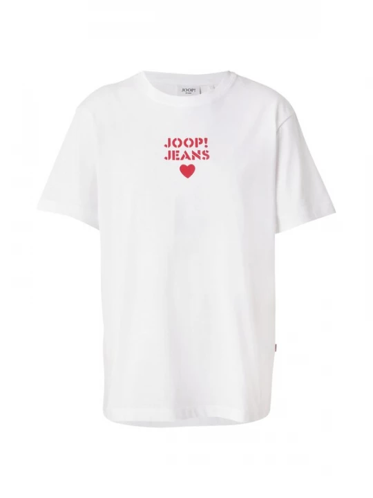 Foto van product JOOP! Jeans Shirt knalrood / wit