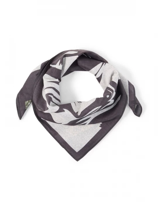 Foto van product JOOP! Jeans Sjaal 'Bandana' donkerblauw / natuurwit