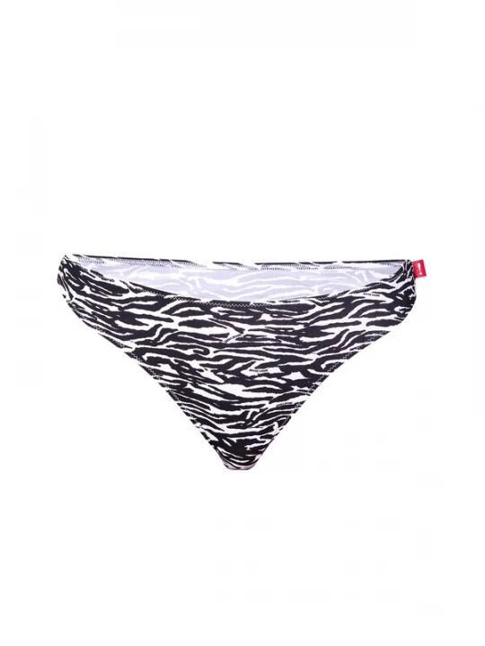 Foto van product JOOP! Jeans String ' Animal Print ' zwart / wit