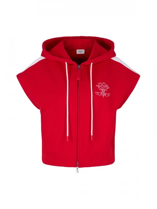 Foto van product JOOP! Jeans Sweatvest rood / wit