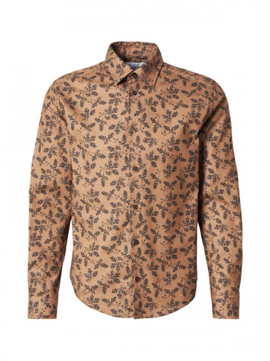 Foto van product JOOP! Jeans Zakelijk overhemd '196Hansen' mokka / zwart