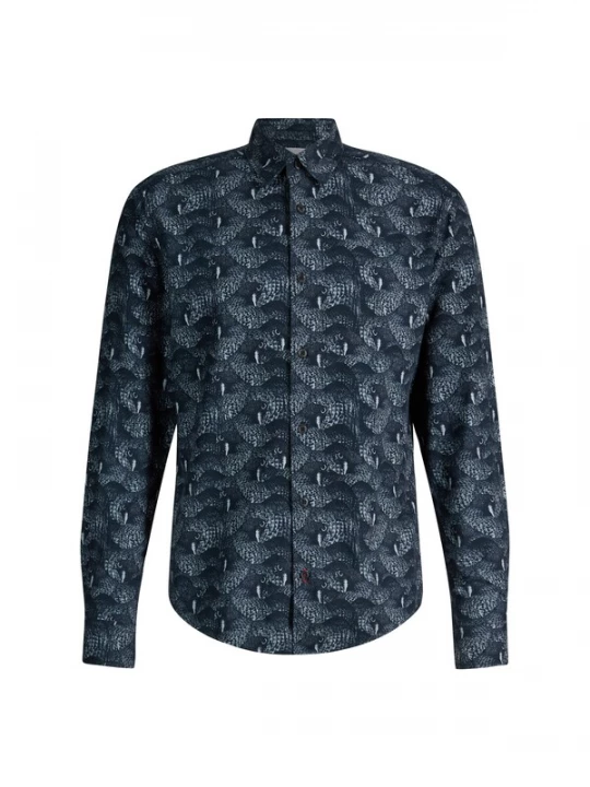 Foto van product JOOP! Jeans Zakelijk overhemd navy / lichtblauw