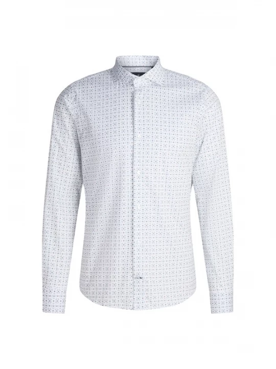Foto van product JOOP! Overhemd cyaan blauw / bruin / zwart / wit