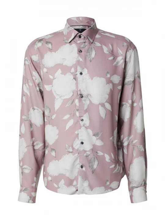 Foto van product JOOP! Overhemd grijs / oudroze / natuurwit