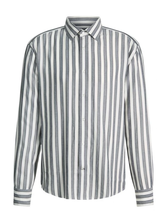 Foto van product JOOP! Overhemd navy / smoky blue / wit
