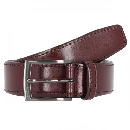Foto van product JOOP! Riem bordeaux / zilver